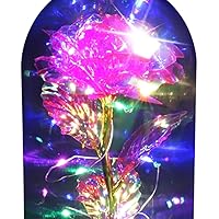 Amazon｜フラワーライト 枯れない花 【笑顔咲ク 光る花 】造花 バラ